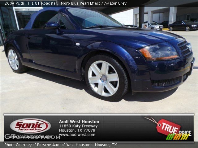 2004 Audi TT 1.8T Roadster in Moro Blue Pearl Effect