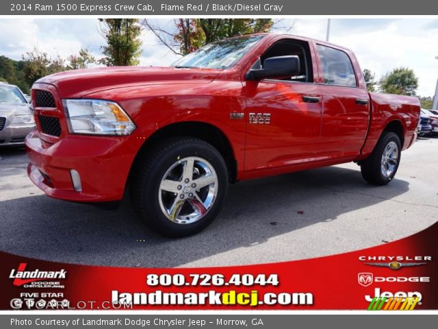 2014 Ram 1500 Express Crew Cab in Flame Red
