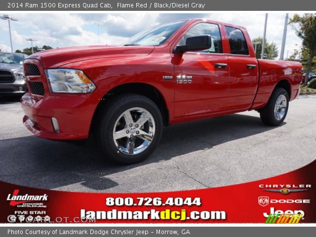 2014 Ram 1500 Express Quad Cab in Flame Red