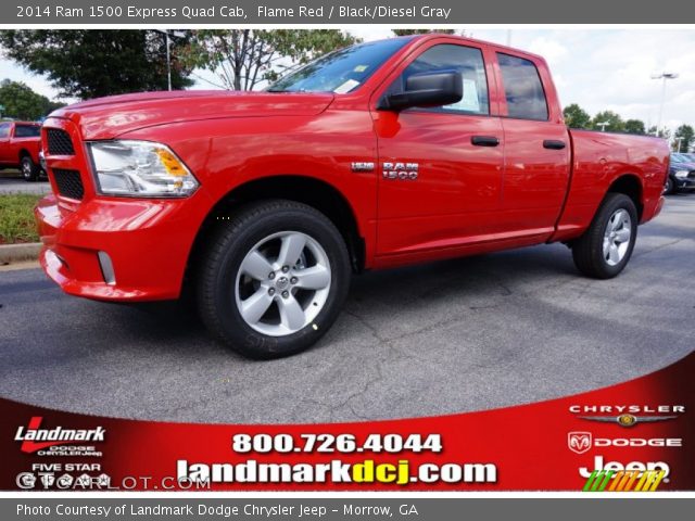 2014 Ram 1500 Express Quad Cab in Flame Red