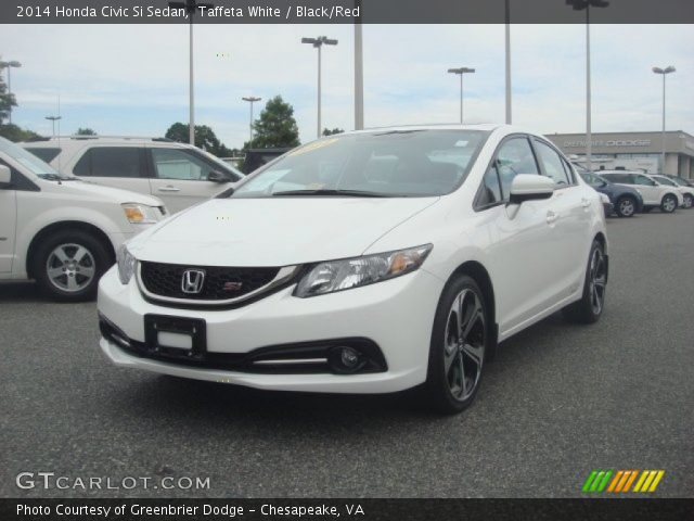 2014 Honda Civic Si Sedan in Taffeta White