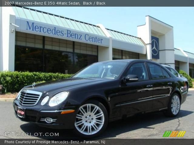 2007 Mercedes-Benz E 350 4Matic Sedan in Black