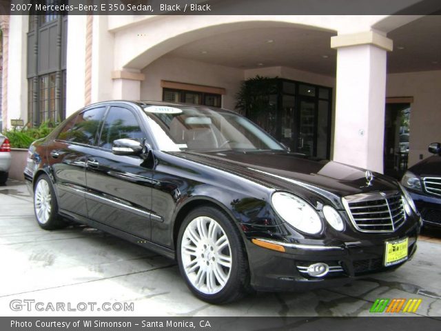 2007 Mercedes-Benz E 350 Sedan in Black