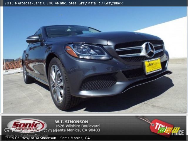 2015 Mercedes-Benz C 300 4Matic in Steel Grey Metallic