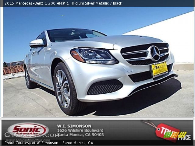 2015 Mercedes-Benz C 300 4Matic in Iridium Silver Metallic