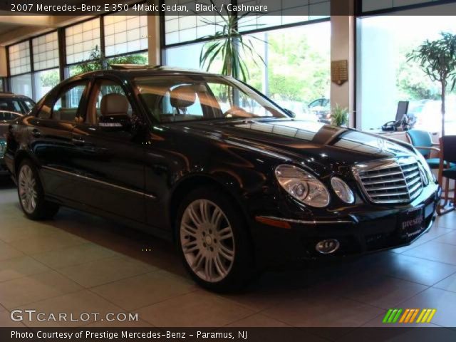 2007 Mercedes-Benz E 350 4Matic Sedan in Black