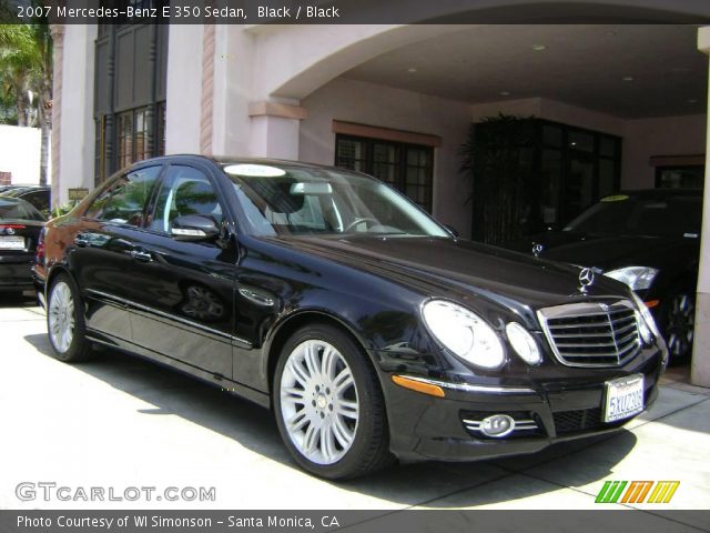 2007 Mercedes-Benz E 350 Sedan in Black