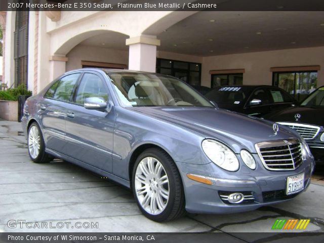 2007 Mercedes-Benz E 350 Sedan in Platinum Blue Metallic