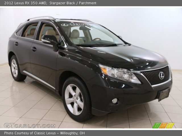 2012 Lexus RX 350 AWD in Stargazer Black