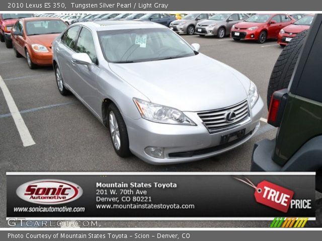 2010 Lexus ES 350 in Tungsten Silver Pearl