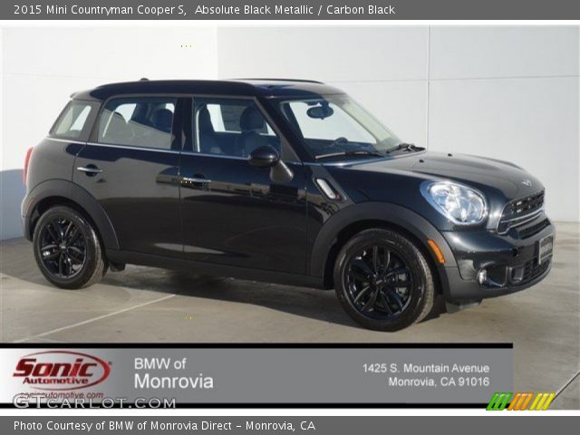 2015 Mini Countryman Cooper S in Absolute Black Metallic