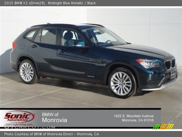 2015 BMW X1 sDrive28i in Midnight Blue Metallic