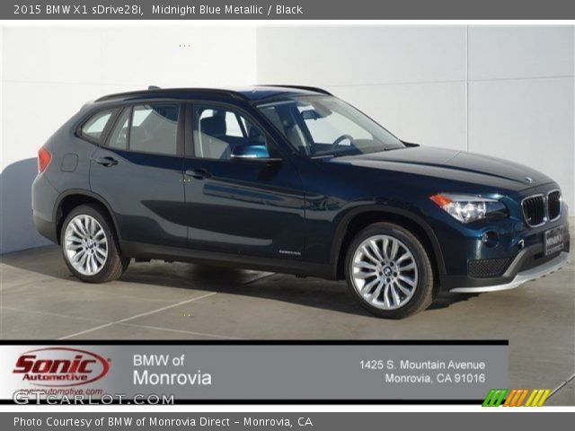 2015 BMW X1 sDrive28i in Midnight Blue Metallic