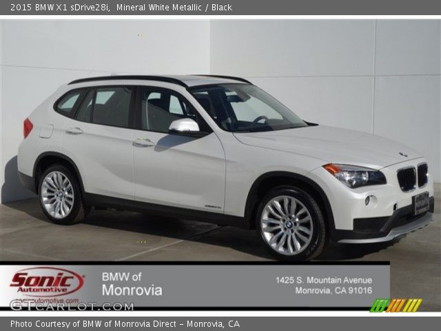 2015 BMW X1 sDrive28i in Mineral White Metallic