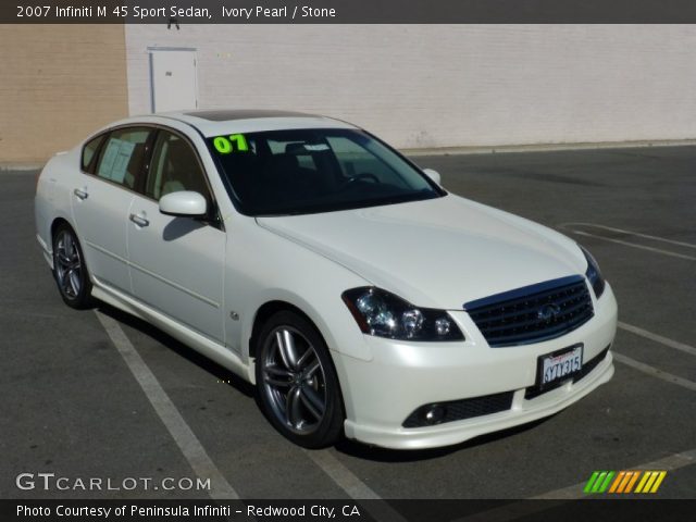 2007 Infiniti M 45 Sport Sedan in Ivory Pearl