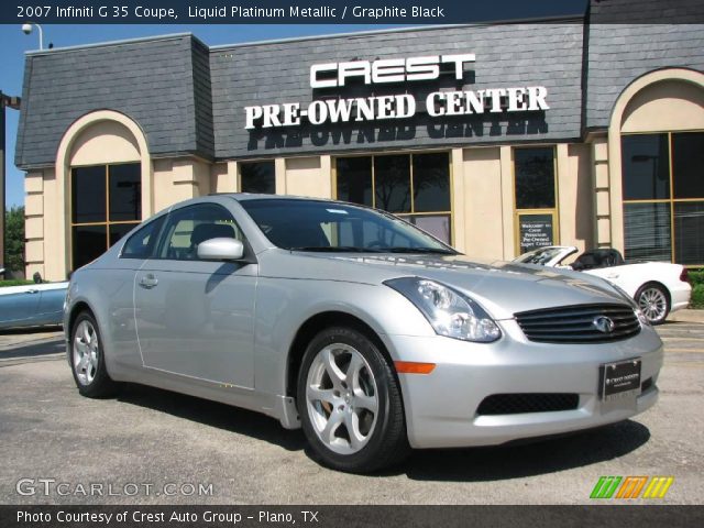 2007 Infiniti G 35 Coupe in Liquid Platinum Metallic