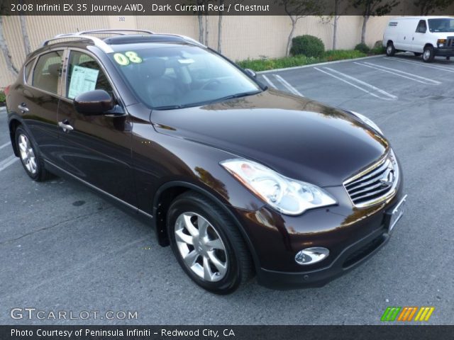 2008 Infiniti EX 35 Journey AWD in Dark Currant Red