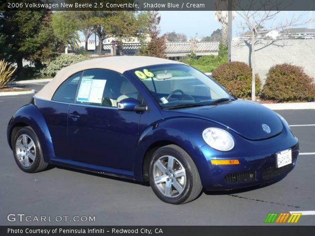 2006 Volkswagen New Beetle 2.5 Convertible in Shadow Blue