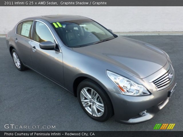 2011 Infiniti G 25 x AWD Sedan in Graphite Shadow