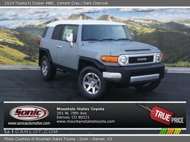 2014 Toyota FJ Cruiser 4WD in Cement Gray