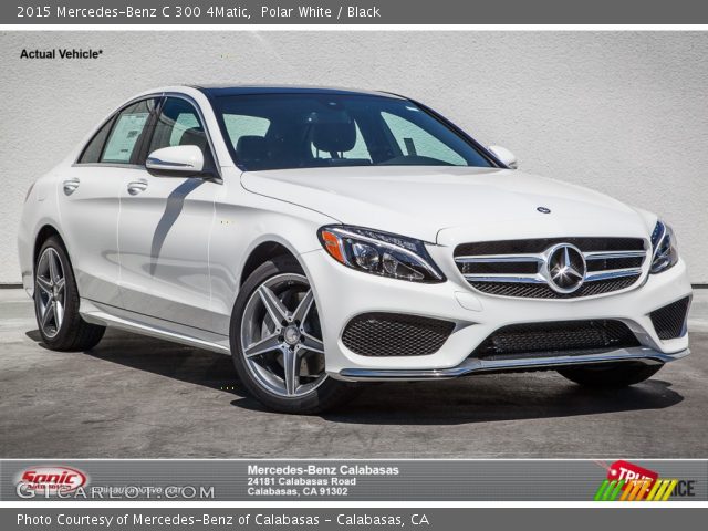 2015 Mercedes-Benz C 300 4Matic in Polar White