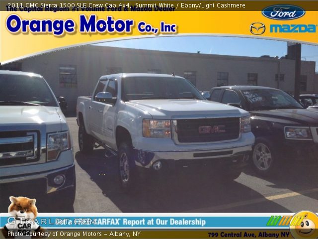 2011 GMC Sierra 1500 SLE Crew Cab 4x4 in Summit White