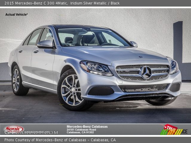 2015 Mercedes-Benz C 300 4Matic in Iridium Silver Metallic