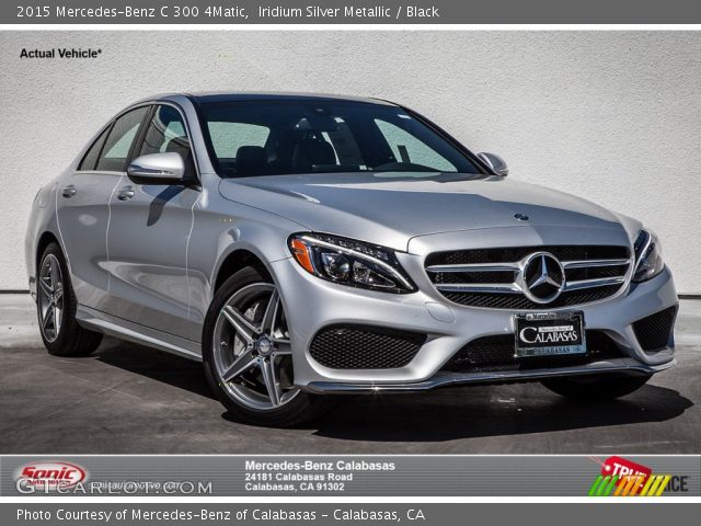 2015 Mercedes-Benz C 300 4Matic in Iridium Silver Metallic