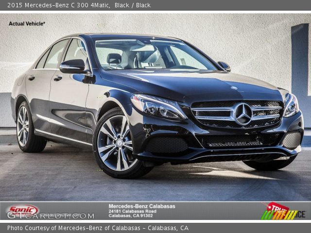 2015 Mercedes-Benz C 300 4Matic in Black
