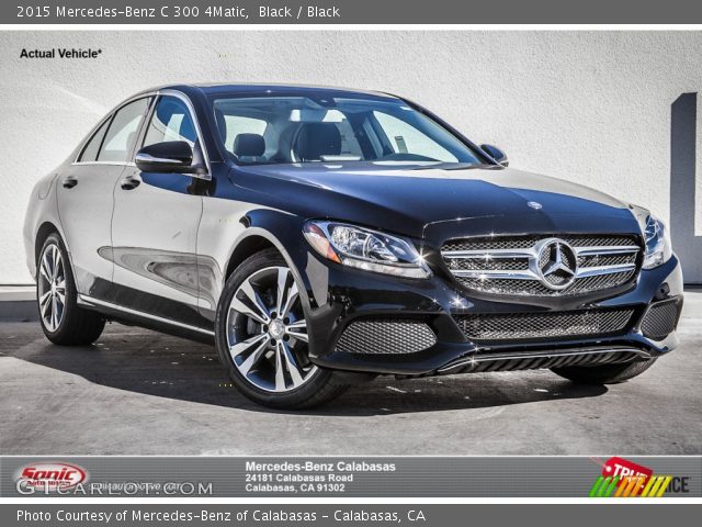2015 Mercedes-Benz C 300 4Matic in Black