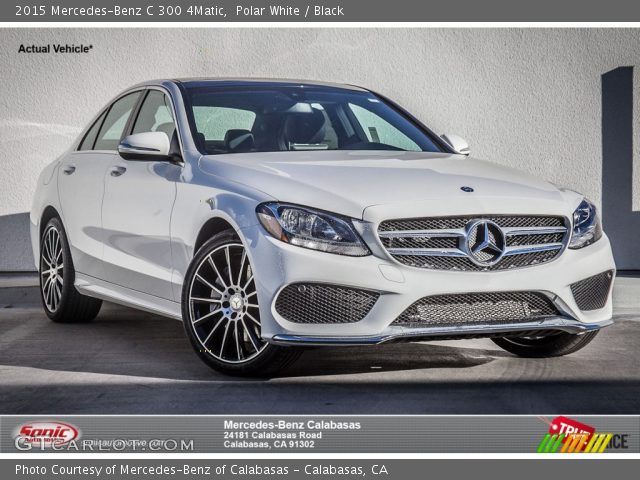 2015 Mercedes-Benz C 300 4Matic in Polar White