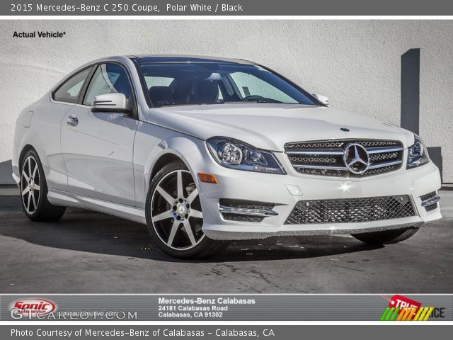 2015 Mercedes-Benz C 250 Coupe in Polar White
