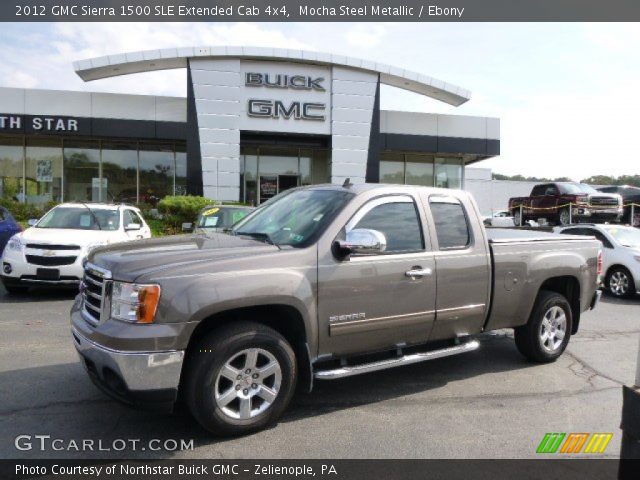 2012 GMC Sierra 1500 SLE Extended Cab 4x4 in Mocha Steel Metallic