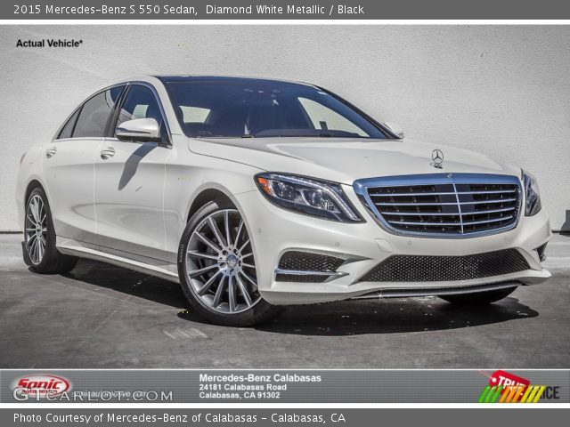 2015 Mercedes-Benz S 550 Sedan in Diamond White Metallic