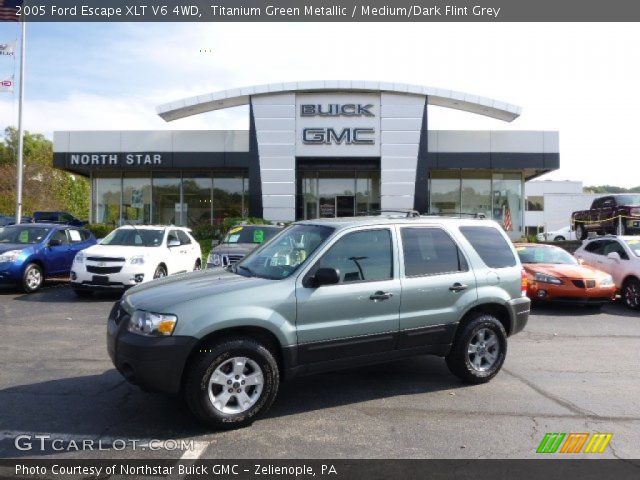 2005 Ford Escape XLT V6 4WD in Titanium Green Metallic