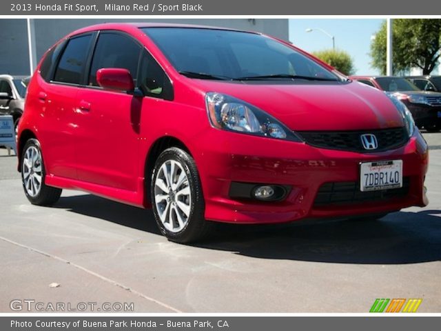 2013 Honda Fit Sport in Milano Red