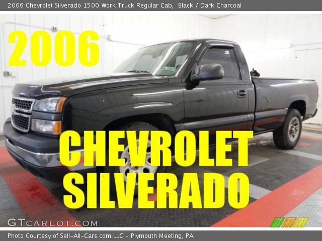 2006 Chevrolet Silverado 1500 Work Truck Regular Cab in Black