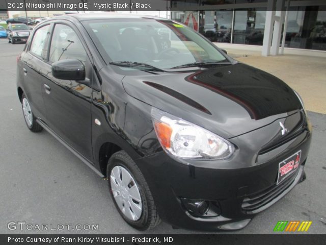 2015 Mitsubishi Mirage DE in Mystic Black