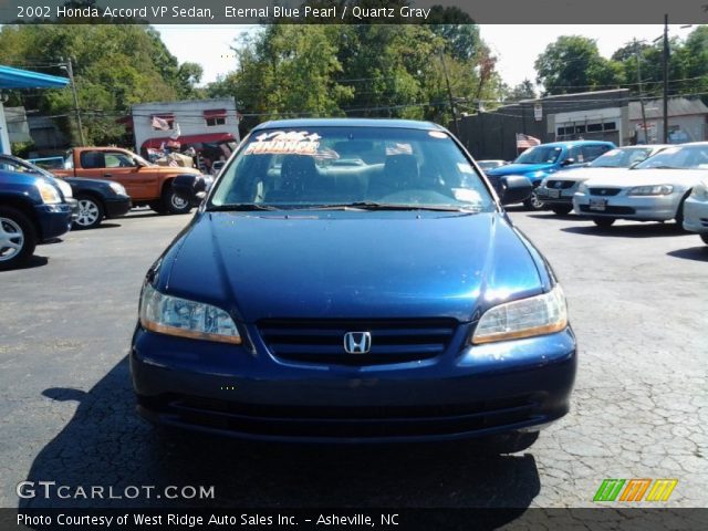 2002 Honda Accord VP Sedan in Eternal Blue Pearl
