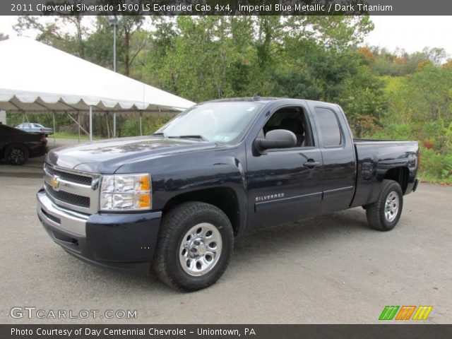 2011 Chevrolet Silverado 1500 LS Extended Cab 4x4 in Imperial Blue Metallic