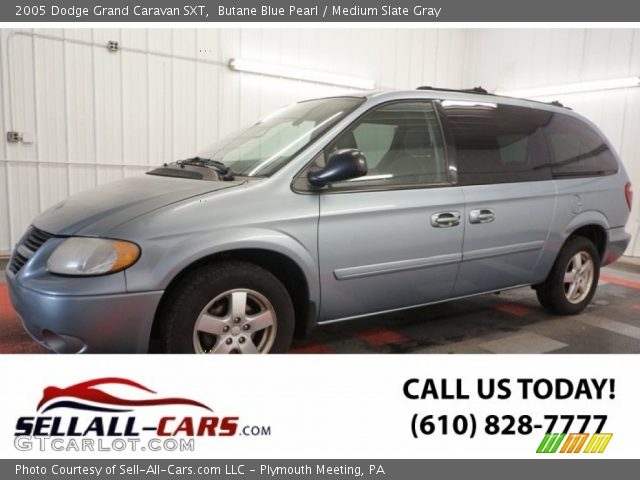 2005 Dodge Grand Caravan SXT in Butane Blue Pearl