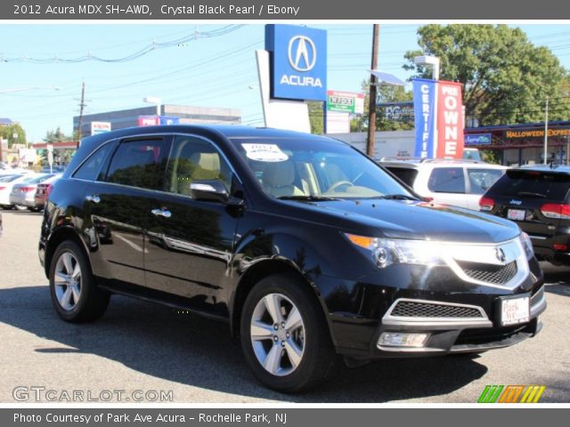 2012 Acura MDX SH-AWD in Crystal Black Pearl