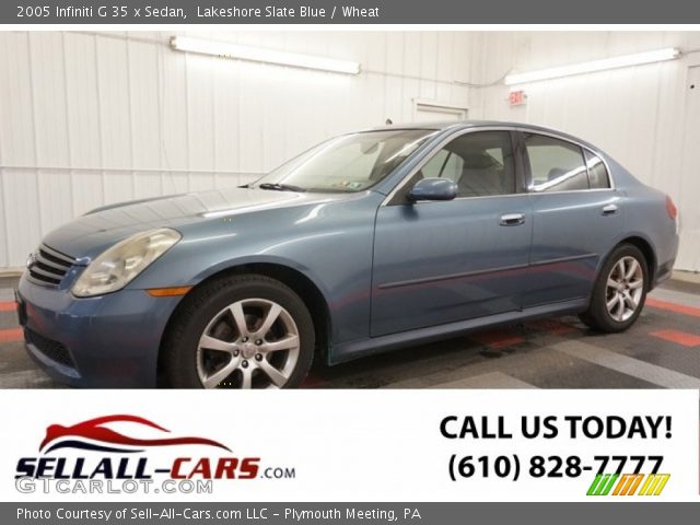 2005 Infiniti G 35 x Sedan in Lakeshore Slate Blue
