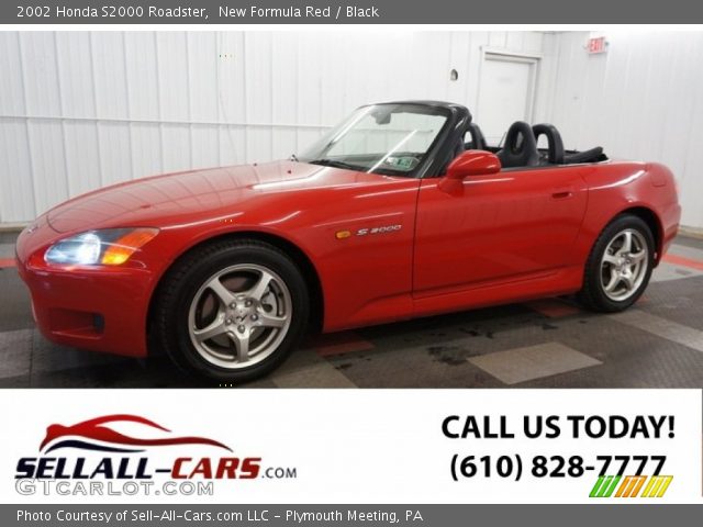 2002 Honda S2000 Roadster in New Formula Red