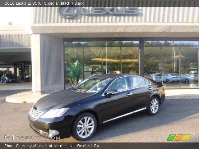 2010 Lexus ES 350 in Obsidian Black