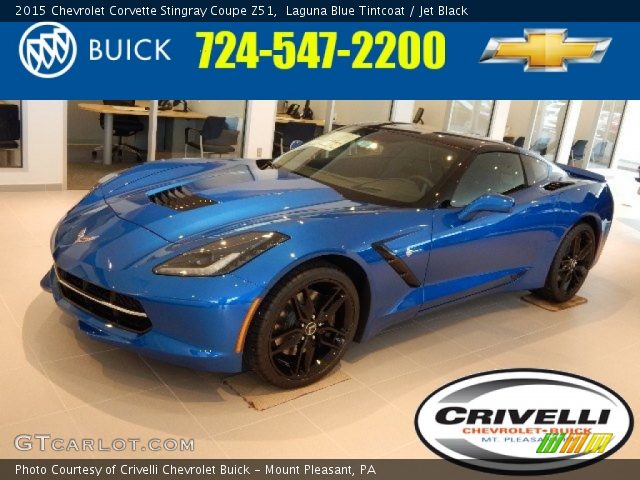 2015 Chevrolet Corvette Stingray Coupe Z51 in Laguna Blue Tintcoat