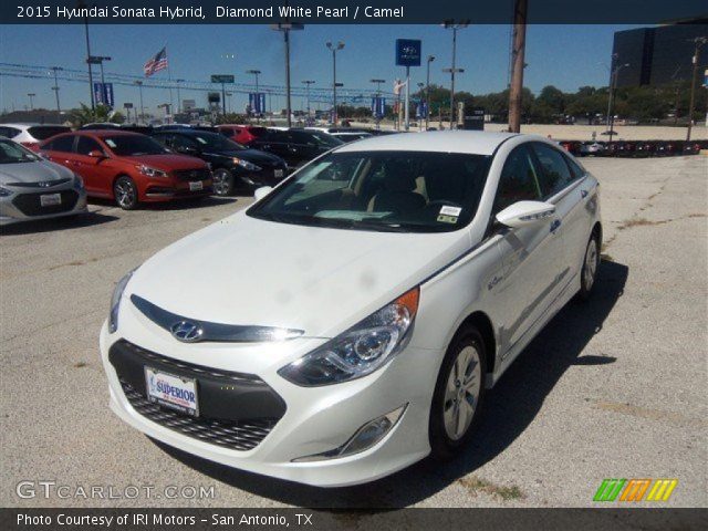 2015 Hyundai Sonata Hybrid  in Diamond White Pearl