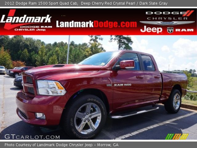 2012 Dodge Ram 1500 Sport Quad Cab in Deep Cherry Red Crystal Pearl