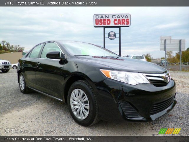 2013 Toyota Camry LE in Attitude Black Metallic