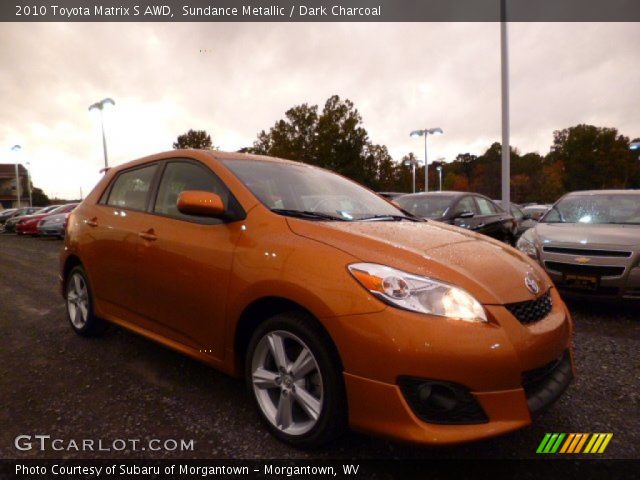 2010 Toyota Matrix S AWD in Sundance Metallic